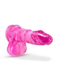 B Yours Plus Ram n' Jam Realistic Dildo with Balls 8in - Pink