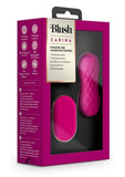 Blush Carina Rechargeable Silicone Vibrating Egg - Velvet Fuchsia