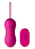 Blush Carina Rechargeable Silicone Vibrating Egg - Velvet Fuchsia