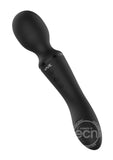 VIVE ENORA Rechargeable Dual-Ended Silicone Pulse-Wave G-Spot & Wand Vibrator Black