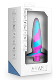 Blush Avant Vibrotize Vibrating Silicone Anal Plug Fuchsia