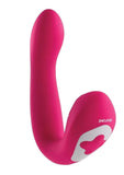 Evolved Buck Wild Rechargeable Silicone Dual Stimulator Pink