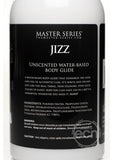 Master Series Jizz Unscented Water Based Lube 16oz