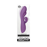 Evolved Rampage Rechargeable Silicone Dual Stimulator Purple