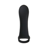 Zero Tolerance Cock Armor Rechargeable Vibrating Silicone Cock Sheath Black