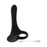 Zero Tolerance Cock Armor Rechargeable Vibrating Silicone Cock Sheath Black