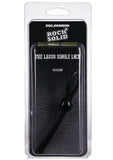 Rock Solid The Lasso Single Lock Adjustable Silicone Cock Tie -Black