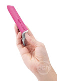 Bodywand Date Night Rechargeable Silicone Lipstick Vibrator - Pink/White