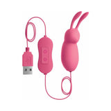 Pipedream OMG! Bullets #Cute USB-Powered Silicone Vibrating Bullet With Ears Pink
