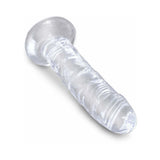 Pipedream King Cock Clear 6 in. Cock Realistic Dildo With Suction Cup