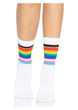 Leg Avenue Pride Crew Socks - OS - Rainbow