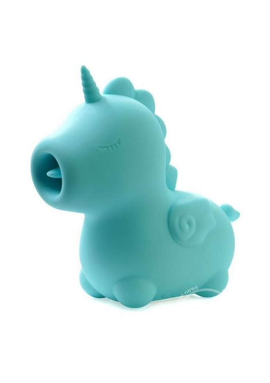 Unihorn Mount'n Peak Pointed Flicking Tongue Vibrator pink