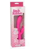 Jack Rabbit Elite Rocking Rabbit Silicone Rechargeable Rabbit Vibrator - Pink