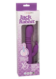 Jack Rabbit Elite Thrusting Rabbit Silicone Rechargeable Rabbit Vibrator - Purple