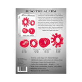 Zero Tolerance Ring The Alarm 4-Piece Cockring Set Red