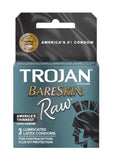 Trojan BareSkin Raw Condom - Pack of 3