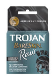 Trojan BareSkin Raw Condom - Pack of 3