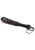 Sex & Mischief Brat Paddle - Black/Rose Gold