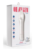 Blush Oh My Gem Bold Rechargeable Warming Silicone Scooped Tongue Vibrator Diamond(discontinued)