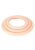 Tri Rings Cock Ring Set (3 Piece Set) - Vanilla