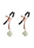 Bound Nipple Clamps G4 Iron Glow in the Dark rose / Rose Gold