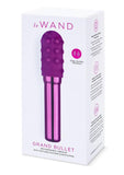Le Wand Grand Bullet Rechargeable Silione Vibrator - Cherry