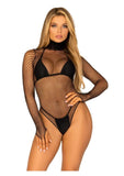 Tell Me More Fishnet Bodysuit