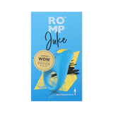 ROMP Juke Rechargeable Silicone Vibrating Penis Ring Light Blue