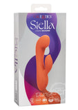 Stella Liquid Silicone Dual G Massager Rabbit - Orange