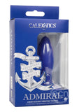 Admiral Liquid Silicone Vibrating Torpedo Rechargeable Anal Probe - Blue