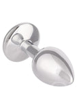 Jewel Amethyst Aluminum Anal Plug - Small - Purple