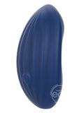 Cashmere Velvet Curve Rechargeable Silicone Massager - Blue