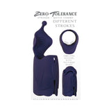 Zero Tolerance Different Strokes Rechargeable Vibrating Silicone Stroker With Movie Download Blue