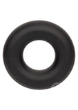 Alpha Liquid Silicone Prolong Cock Ring - Medium - Black