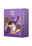 ROMP Free Rechargeable Silicone Pleasure Air Clitoral Vibrator Purple