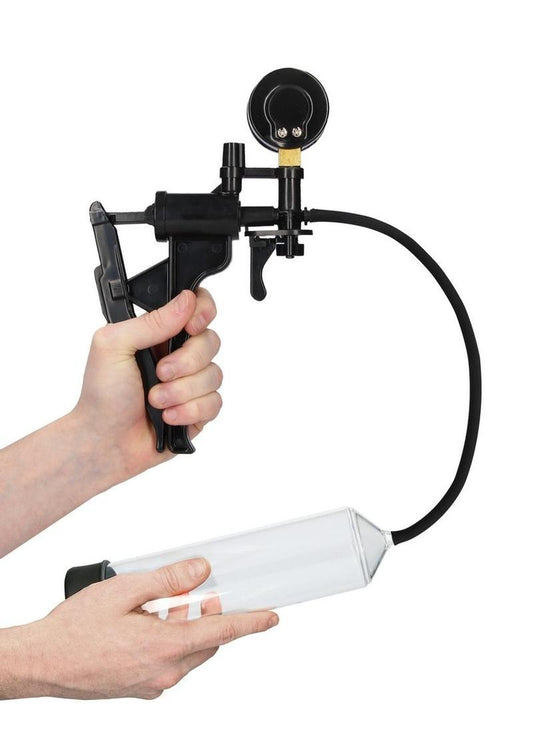 Pumped Elite Beginner Pump With PSI Gauge Clear
