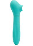 Nu Sensuelle Daisy Rechargeable Silicone Triple Action Thrusting Tongue Suction Vibrator