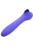 Nu Sensuelle Daisy Rechargeable Silicone Triple Action Thrusting Tongue Suction Vibrator