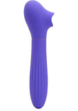 Nu Sensuelle Daisy Rechargeable Silicone Triple Action Thrusting Tongue Suction Vibrator