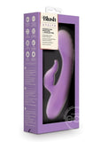 Blush Collection Evelyn Rechargeable Silicone Rabbit Vibrator - Purple