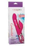 Enchanted Embrace Rechargeable Silicone Rabbit Vibrator - Pink
