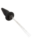 Southern Lights Rechargeable Silicone Vibrating Light Up Anal Probe - Black