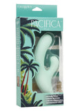Pacifica Fiji Rechargeable Silicone Dual Vibrator - Green (DISCONTINUED)