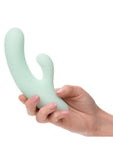 Pacifica Fiji Rechargeable Silicone Dual Vibrator - Green (DISCONTINUED)