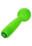 Neon Vibes The Bubbly Vibe Rechargeable Silicone Bullet Vibrator - Green