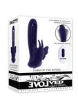 Lord of the Wings Rechargeable Silicone Butterfly Stimulator with Remote Control - Purple