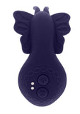Lord of the Wings Rechargeable Silicone Butterfly Stimulator with Remote Control - Purple