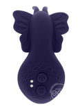 Lord of the Wings Rechargeable Silicone Butterfly Stimulator with Remote Control - Purple