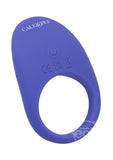 CalExotics Connect Couples Ring Rechargeable Silicone App Compatible Cock Ring with Remote - Purple