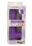 Rechargeable Gyrating & Thrusting Silicone Studs - Purple